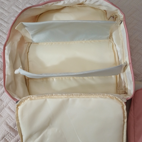 Homiglam Diaper Backpack+Waist Bag+Changing Pad NWOT Pink - Picture 9 of 16